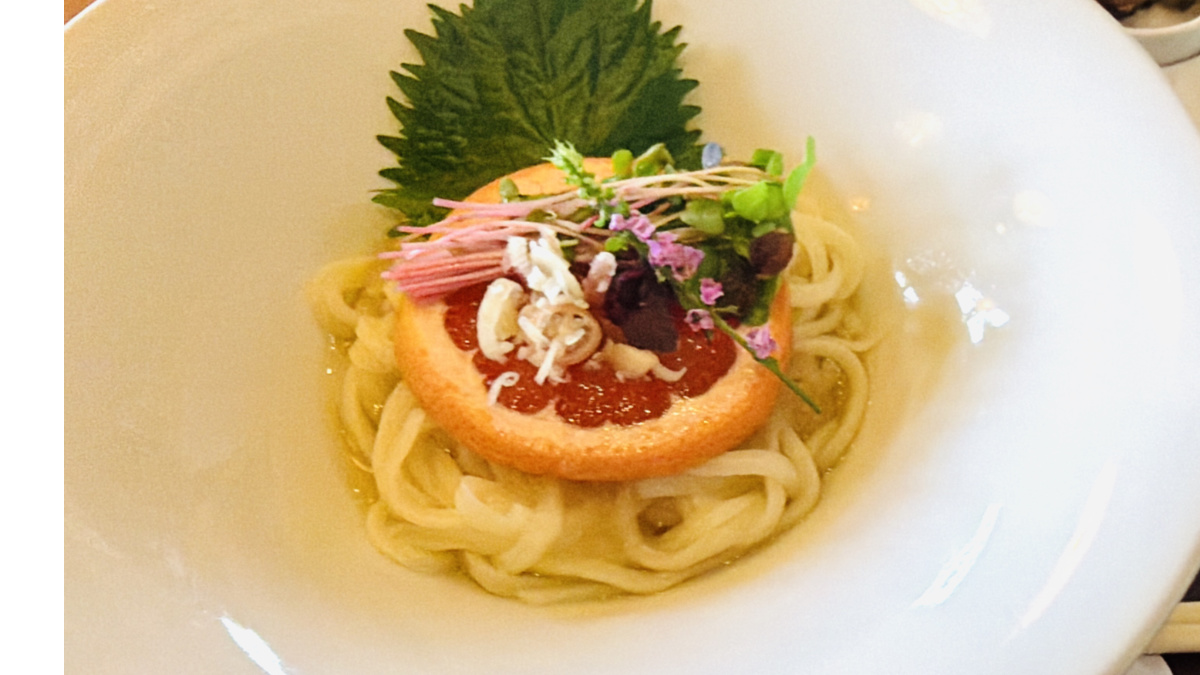 柑橘おろしと白みその冷やしうどん御膳