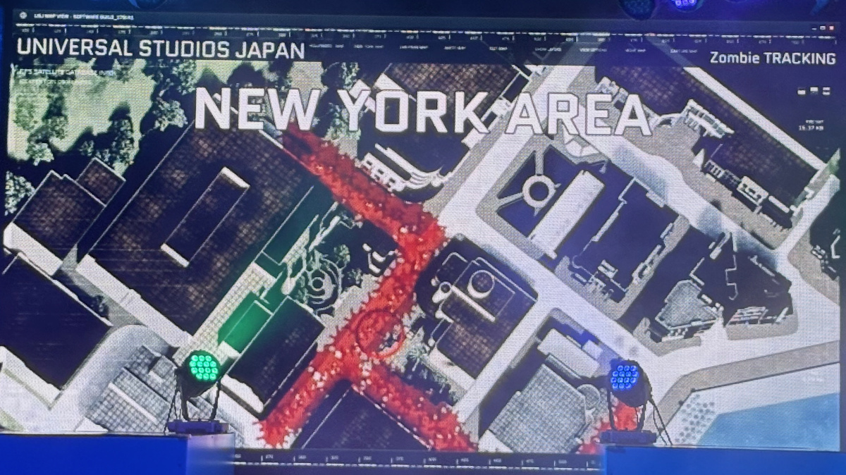 USJゾンビマップ　 ニューヨークエリア