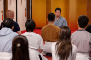 寛永行幸再現行列の礼法研修 作法研修