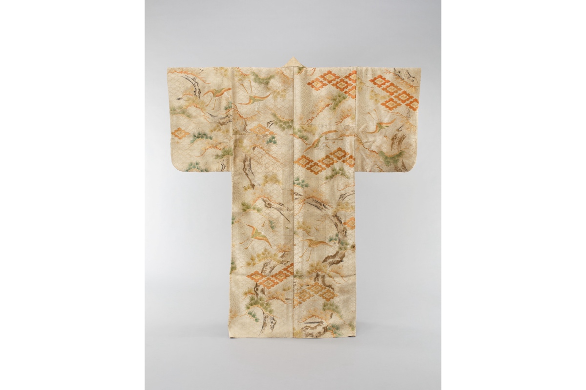 松鶴文樣小袖 京都府 京都文化博物館管理