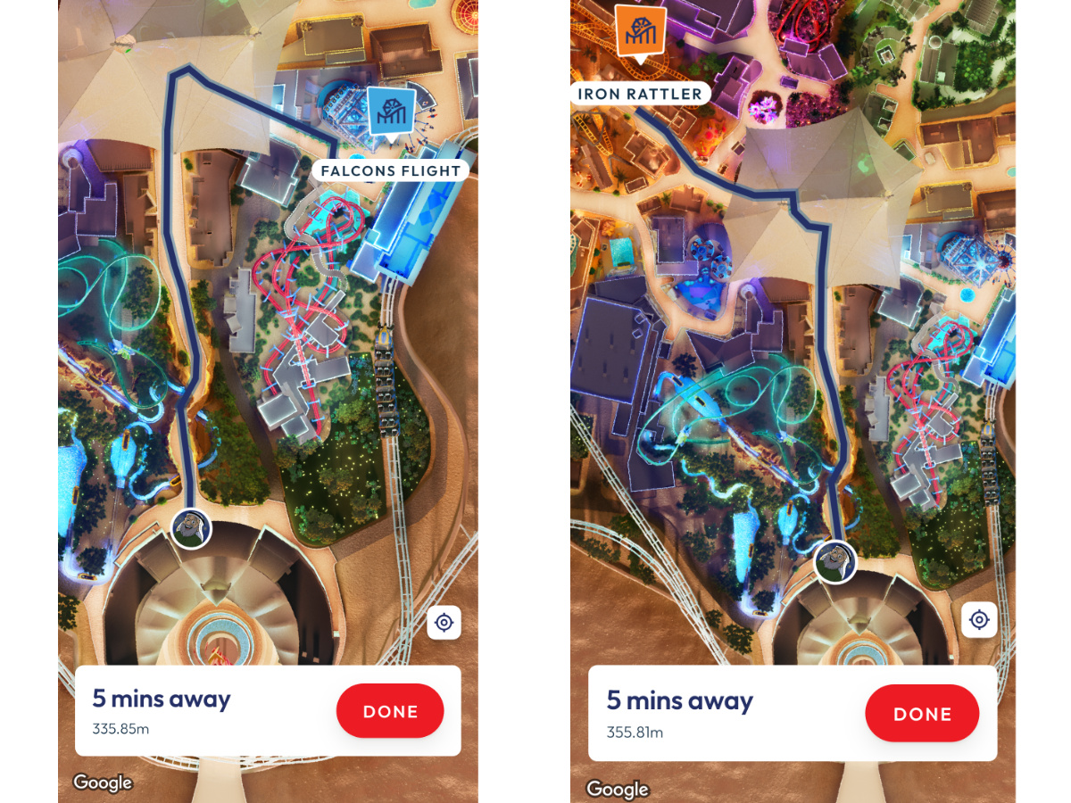 シックスフラッグスキャディアシティ地図