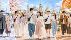 大阪、USJ 気温コーデ