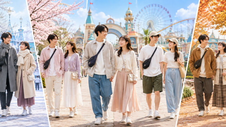 大阪、USJ 気温コーデ