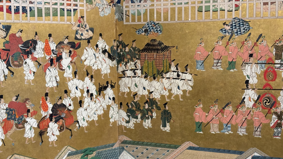 後水尾天皇乘坐的鳳輦