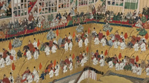 将軍・徳川家光と全国の大名の行列