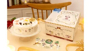 自宅でディズニー クリスマスケーキ width=