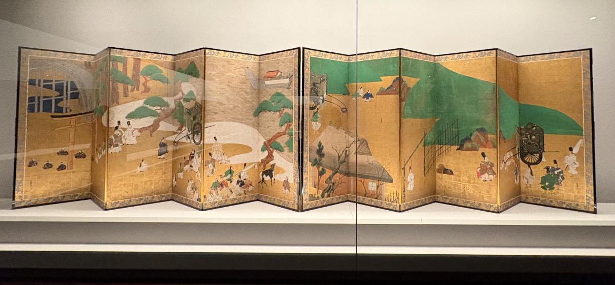 国宝『源氏物語関屋澪標図屛風』 俵屋宗達 江戸時代・寛永8年（1631）東京・静嘉堂文庫美術館蔵［前期展示］