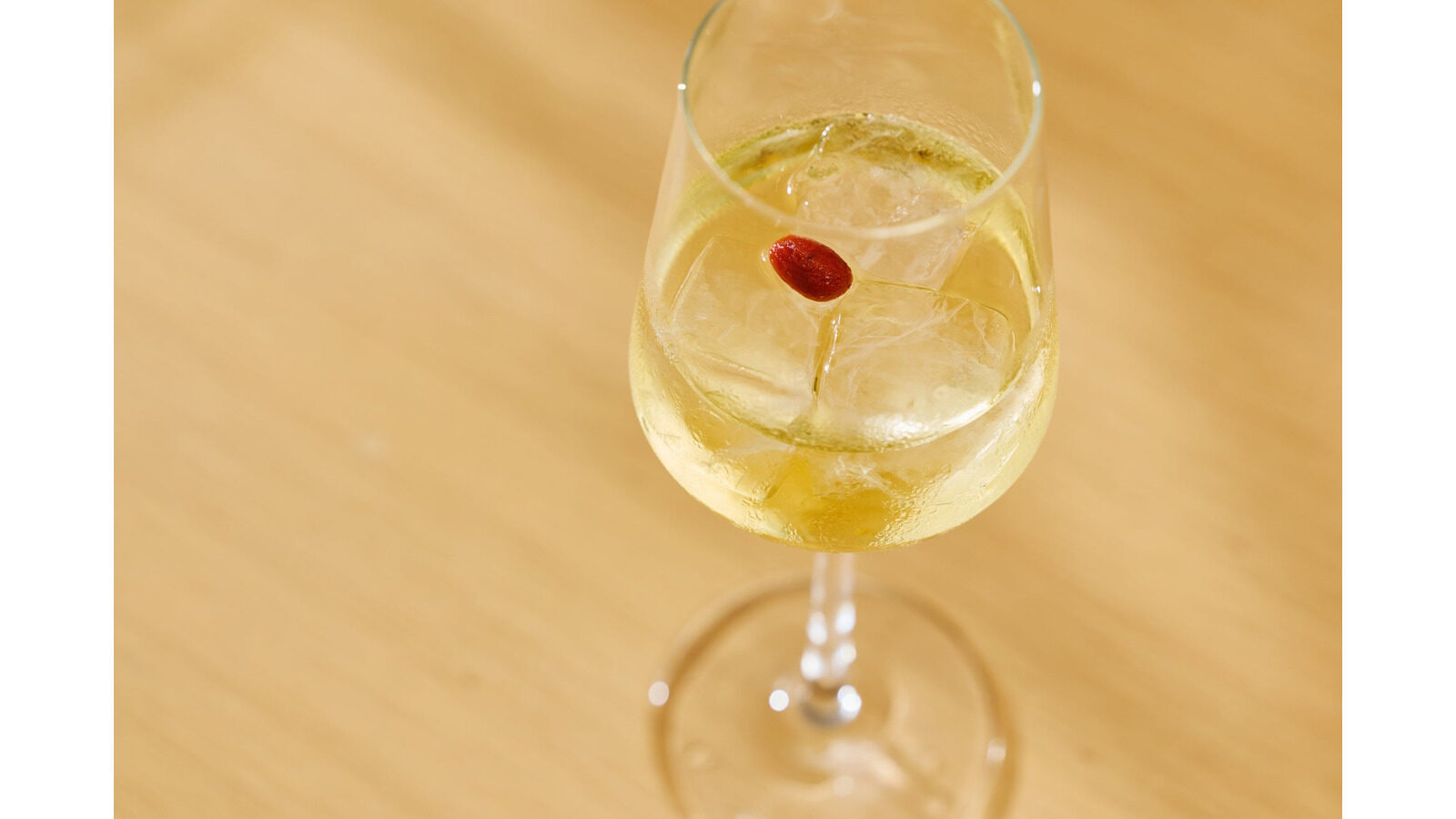 渉成園の梅を使ったノンアルコールモクテル「梅花」のイメージ