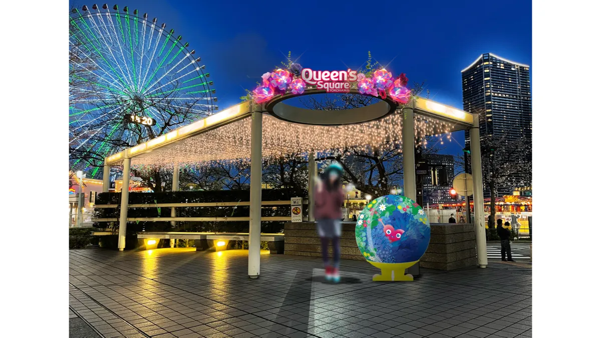 クイーンズスクエア横浜の館内イルミネーションイメージ